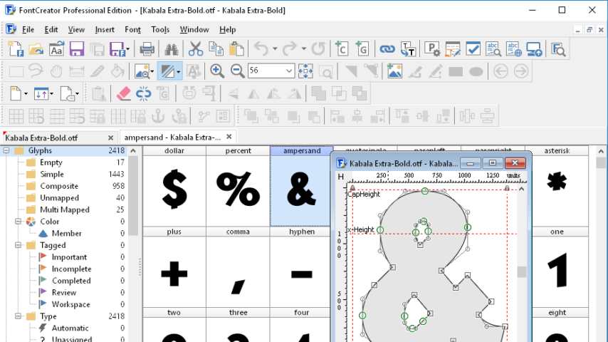 FontCreator Screenshot