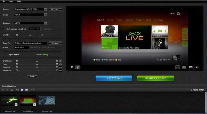 Roxio Game Capture HD Pro Screenshot