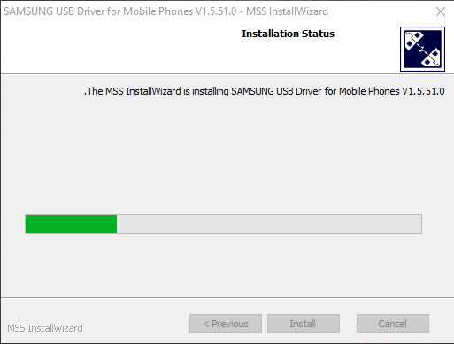 Samsung USB Driver Screenshot