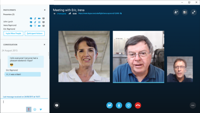 Skype for Business Screenshot