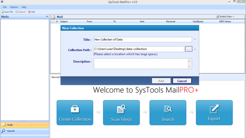 SysTools MailPro+ Screenshot 1