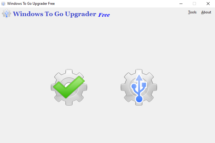 Windows To Go Upgrader Screenshot 1