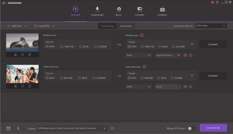 Wondershare UniConverter Screenshot 1