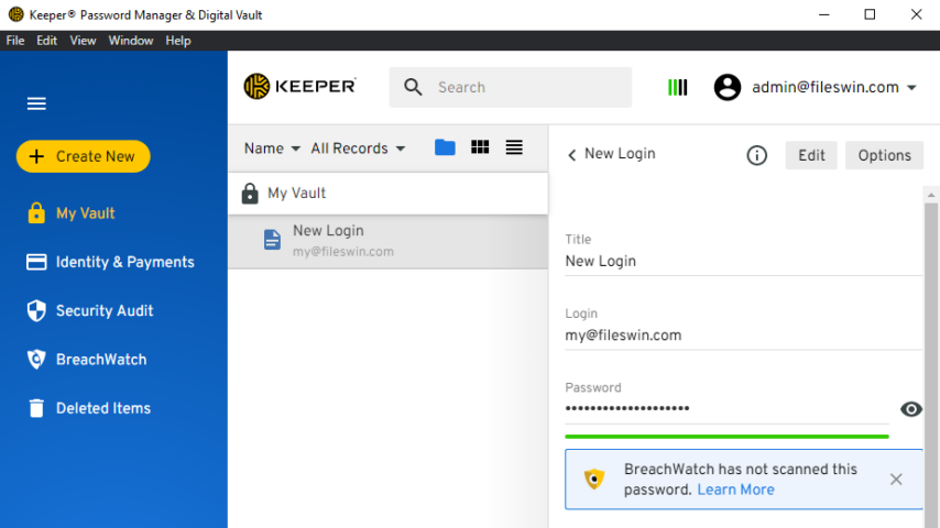 Keeper Password Manager 2